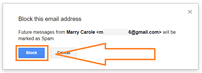 how to block emails on gmail