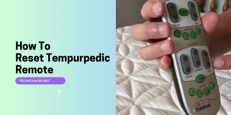 How To Reset Tempurpedic Remote