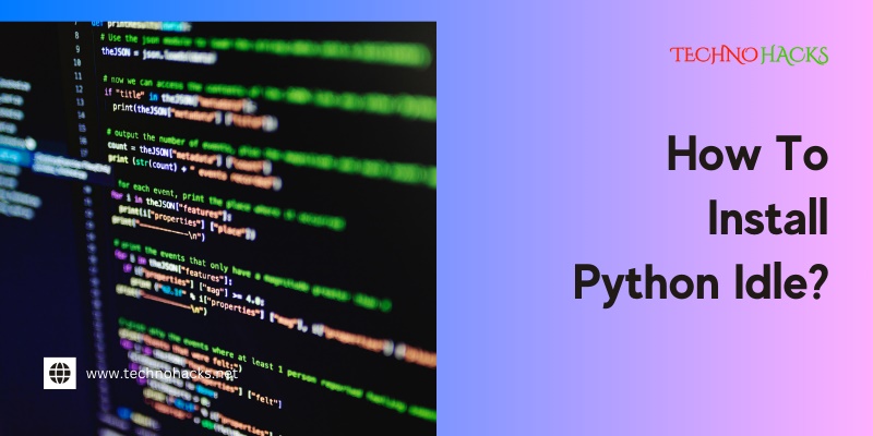 how to install python idle